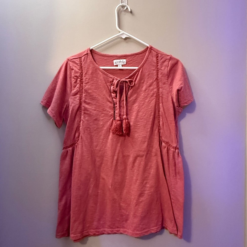 Lucky Brand Women's Pink Top